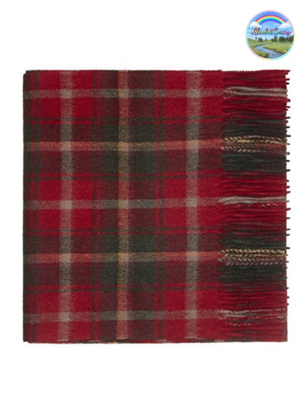 Oxfords Cashmere 100% Lambswool Tartan Plaid Scarf